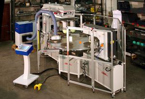 pad printing machine with hermetic ink cup 1