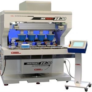 pad printing machine with hermetic ink cup