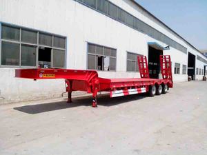 low-loader semi-trailer