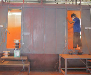 powder coating line