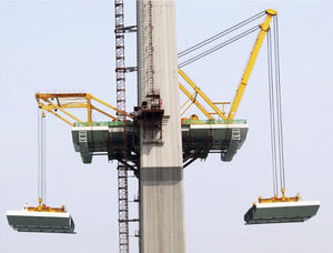 span-by-span launching gantry