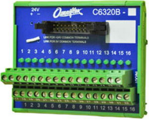 DIN rail-mounted terminal block