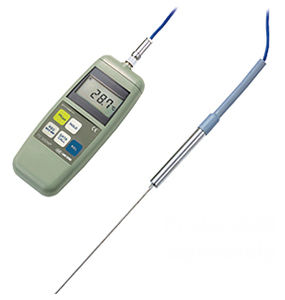 probe thermometer / digital / portable / waterproof