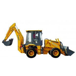 articulated backhoe loader