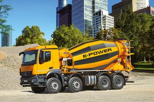 concrete mixer truck