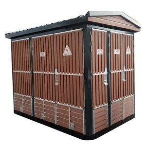 high-voltage transformer substation