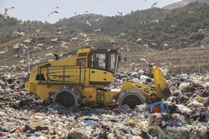 rigid backhoe loader