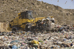 articulated backhoe loader