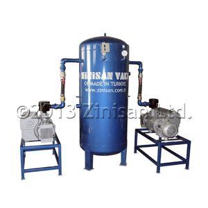 rotary-vane pump vacuum system