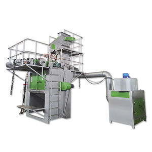 overhead conveyor shot blasting machine