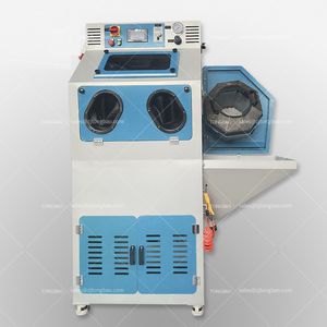 PLC-controlled sandblasting machine