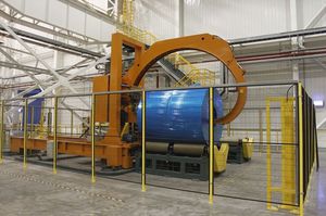 automatic stretch wrapping machine