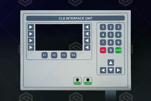 membrane switch control panel with LED