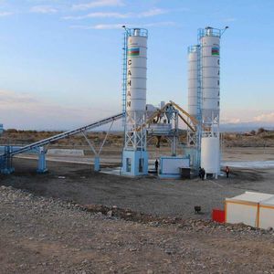 stationary concrete batching plant 1