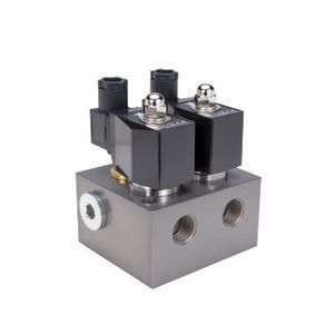 direct-operated solenoid valve block 1