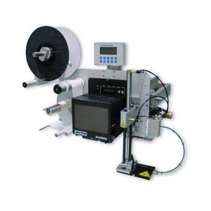 monochrome label printer-applicator / for labels / RFID label / automatic