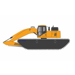 amphibious excavator