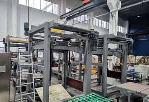 high level infeed palletizer