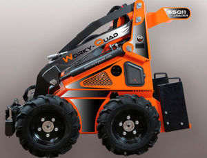 rubber-tired mini skid steer loader