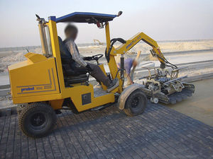 slab laying machine