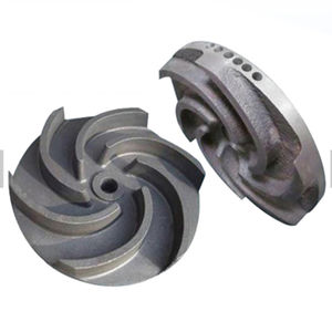 abrasive fluid pump impeller