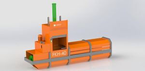 waste baling press