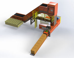horizontal baling press