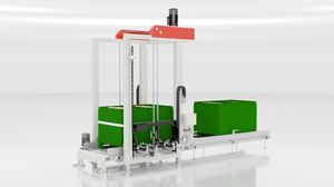 chemical product stacker