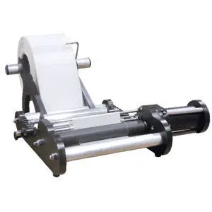 MT-30 Manual Round Bottle Labeling Machine, Semi-Auto Round Label Applicator, Plastic Glass Bottle Hand Crank Labeling Machine - 15