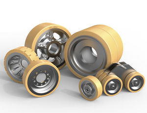 wheel with solid tire
