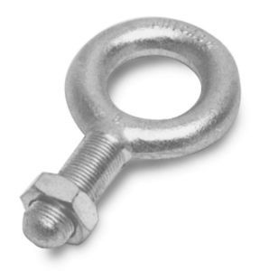 zinc-coated steel screw with eye 1