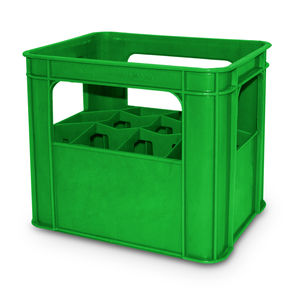 High Quality Plastic Bottle Crate 12-C Stock Beverage Container