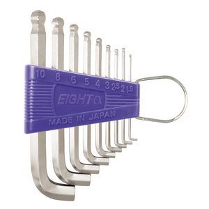 L Allen wrench - TLS-9N - Eight Tool - with hexagonal head / set ...