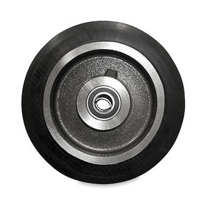 wheel with solid tire