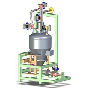 dense phase pneumatic conveying system