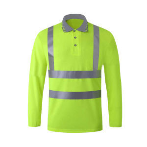 high-visibility polo