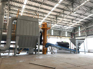 sand production drying and sieving plant