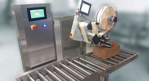 automatic weighing-labeling machine