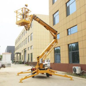 trailer-mounted spider lift