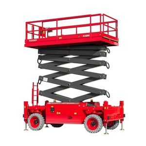 rough terrain scissor lift platform