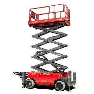 rough terrain scissor lift platform