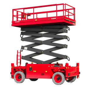 rough terrain scissor lift platform