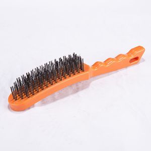 brush with plastic handle