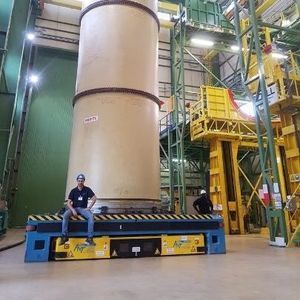 moving heavy equipment air caster system 1