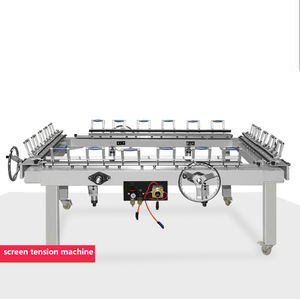 pneumatic screen printing stretching machine