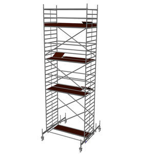 Vollaluboden Für Gerüst – 2,57 M X 0,61 M, Alu Protec Von Altrad Assco – Made In Germany, U-Auflage, Bis Lastklasse 5