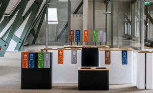 recycling waste bin
