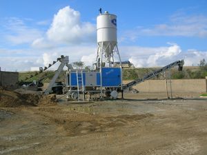 mobile concrete batching plant