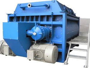 stationary concrete mixer
