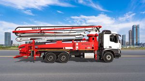 construction truck-mounted concrete pump